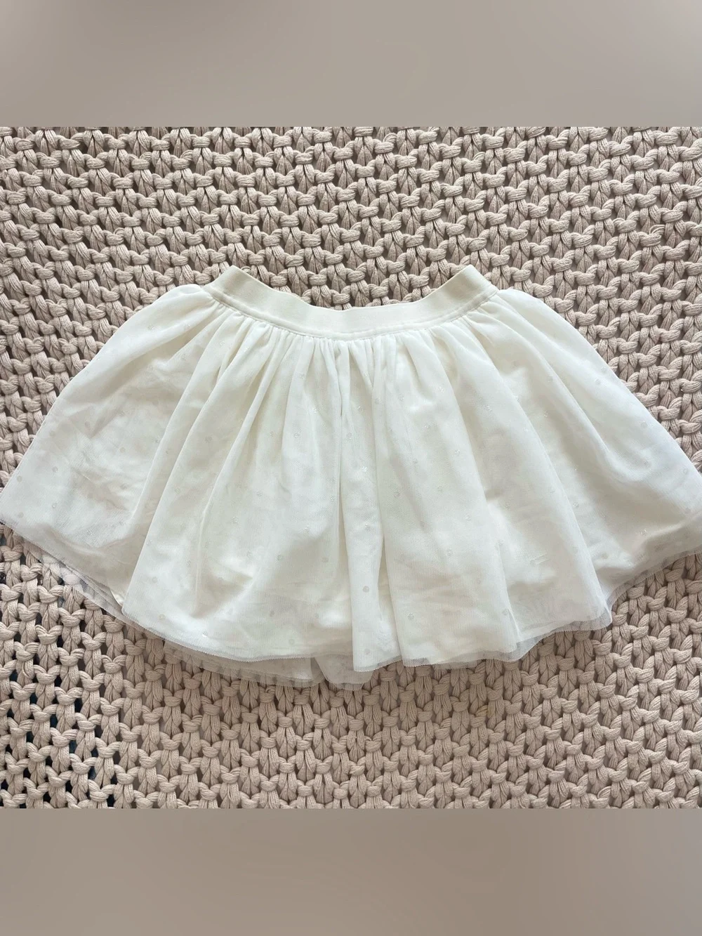 GAP KIDS | Cream Tulle Layered Girls' Skirt